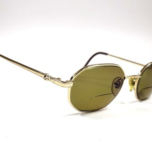 Vintage Raymond Leduc 8992 C1 Sunglasses Full Rim Gold Frame 49-18-140