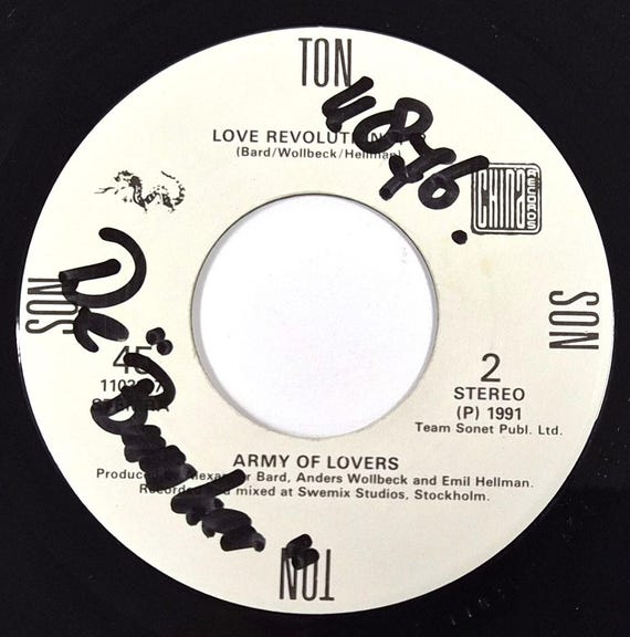 Army of Lovers – Crucified / Love Revolution – 7