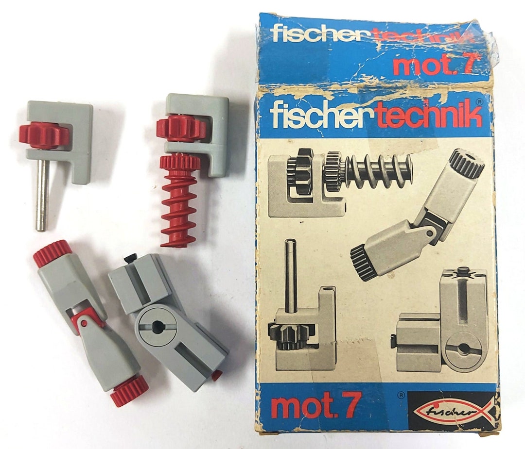 Vintage Fischertechnik Mot. 7 Parts Spares Complete 1969 W. Germany ...