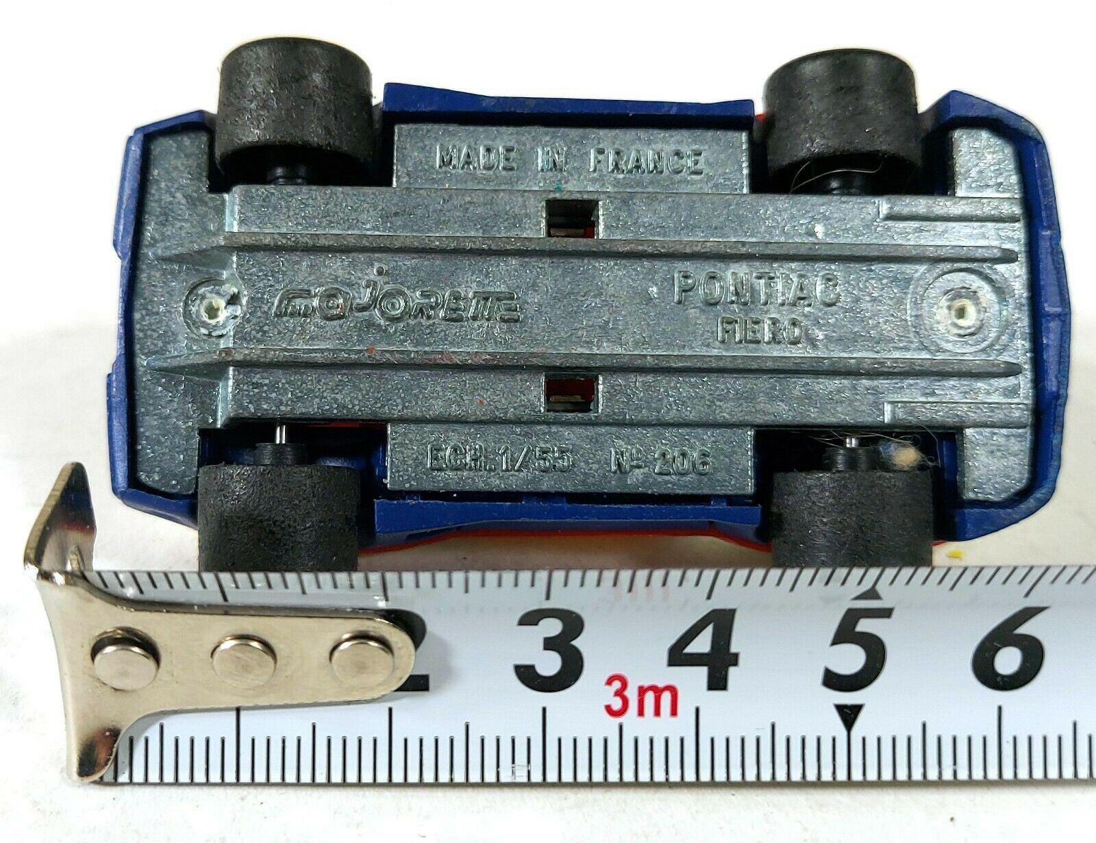 Majorette 206 ポンティアック フィエロ ホワイト 1/55 ヴィンテージ