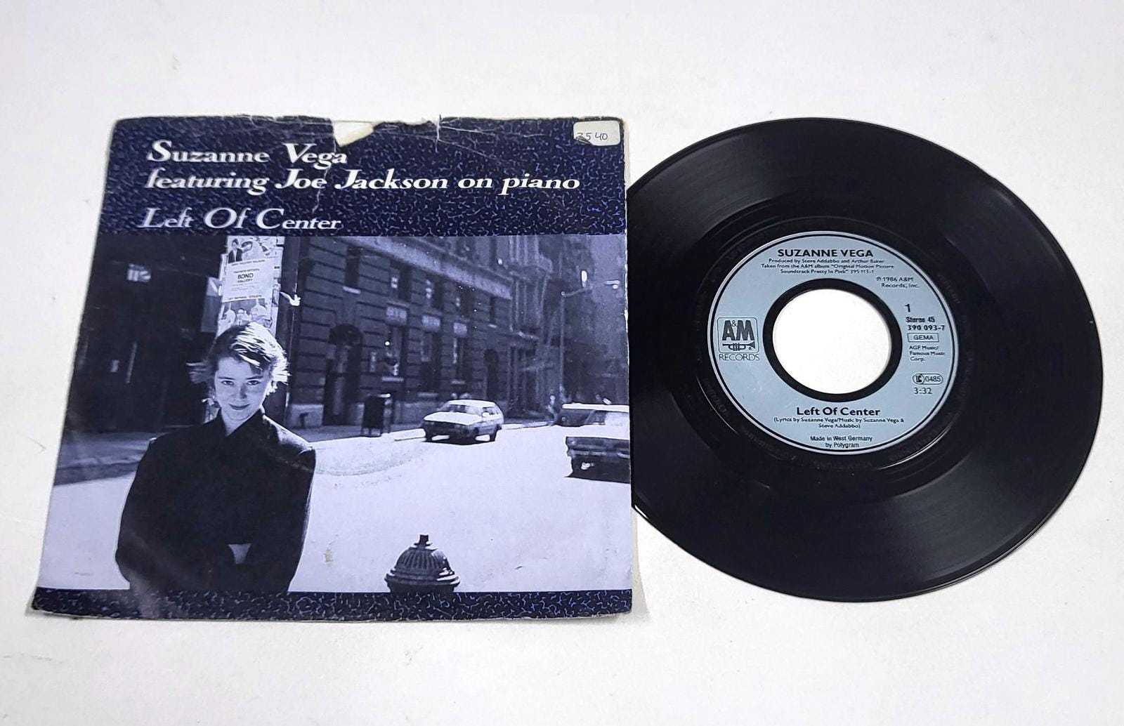 Suzanne Vega Ft Joe Jackson – Left of Center – 7