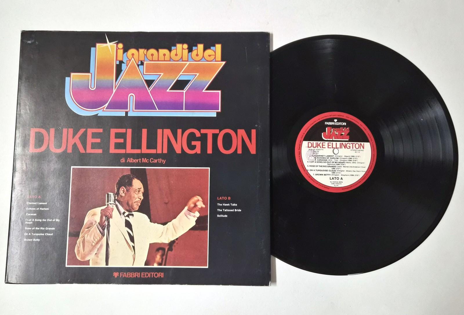 デューク エリントン I グランディ デル ジャズ ヴァイナル LP 12