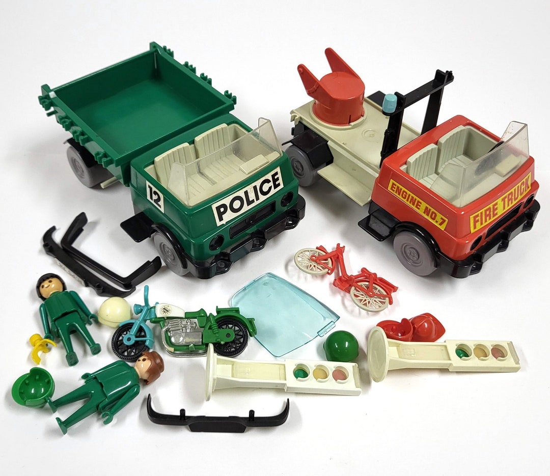 Playmobil police truck hotsell