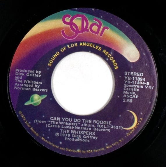 The Whispers – and the Beat Goes on / Can You Do the Boogie – 7