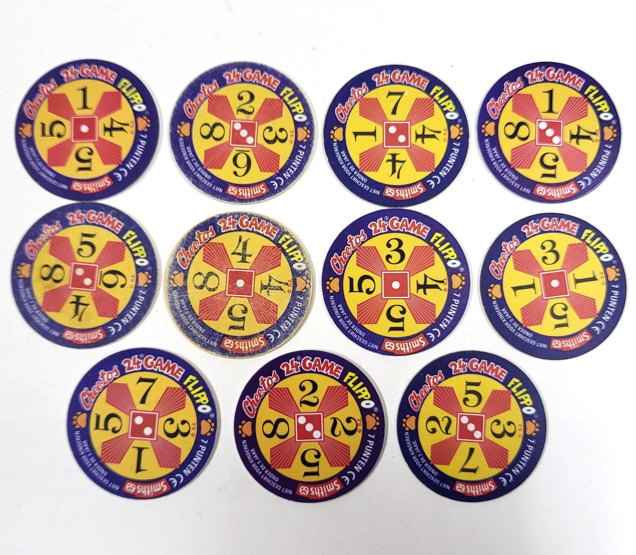 Vintage 1990s Tazos 24 Game Flippo's Chester Cheetah Smiths
