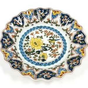 Vintage Makkum 1010 Porcelain Wall Plate 20cm Delft Dutch Holland