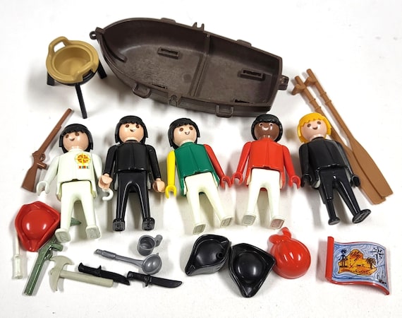Vintage Playmobil Bote Pirata Playmobil Playmobil Pirates Bundle