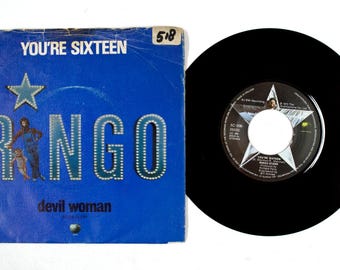 Ringo Starr – You're Sixteen / Devil Woman – 7" Vinyl – 1974 – VG+