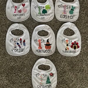 MY 1ST HOLIDAY BIB SET