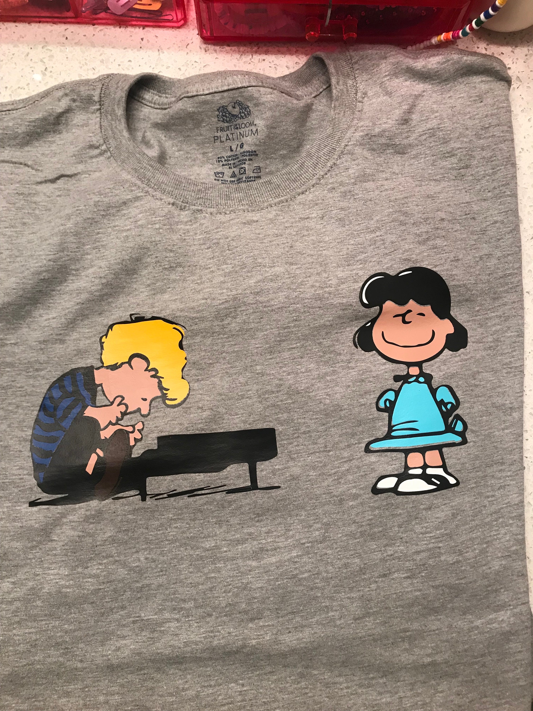 Tシャツ2枚セット Lucy Van Pelt , advantage Lucy Peanuts Lucy