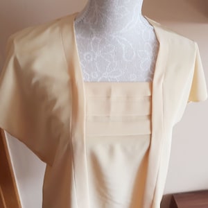 Vintage 90er Top,Hellgelbes Top,Sommer Top Größe US M
