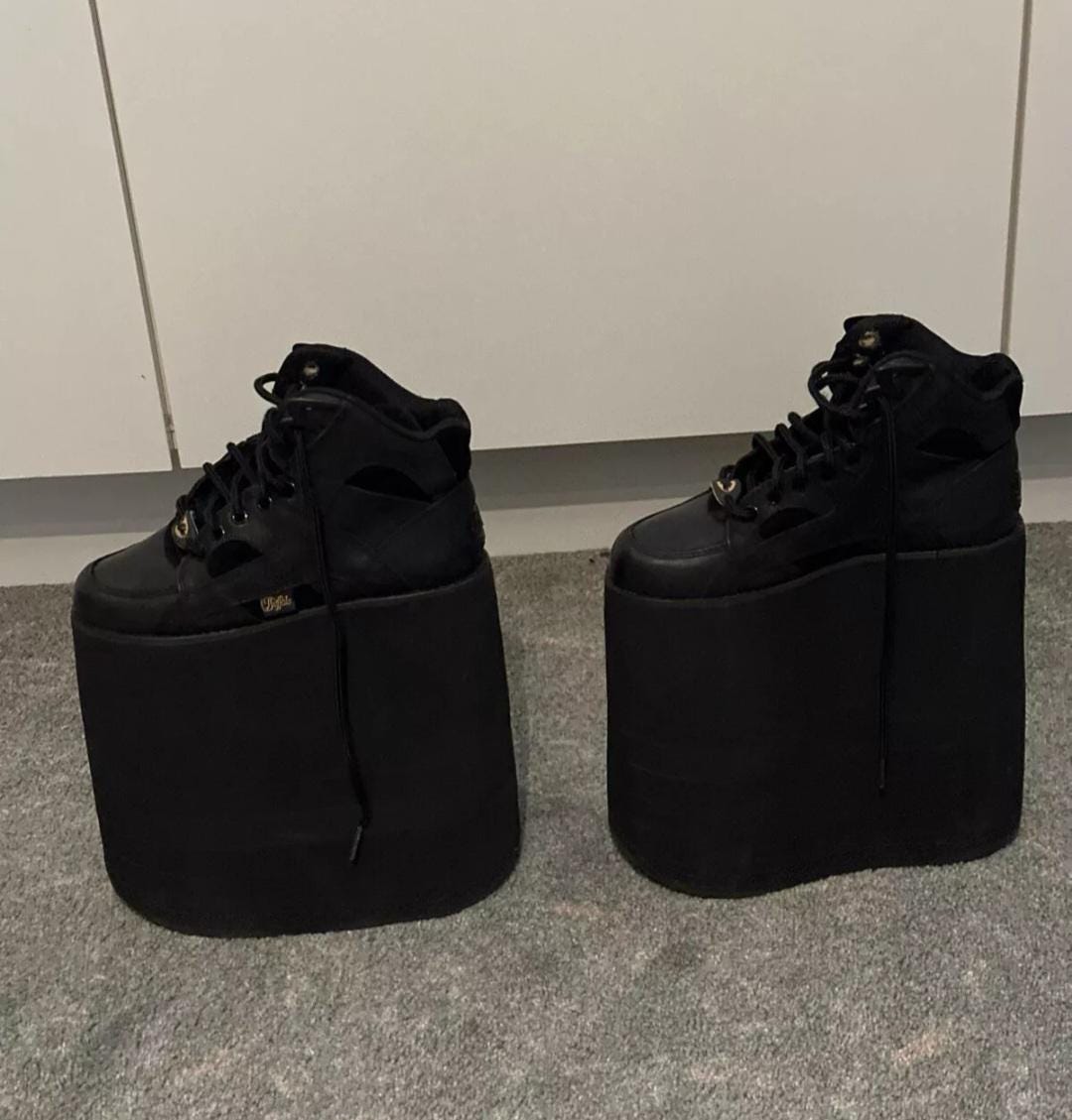 SOLD Vintage Original 90's Buffalo Tower Platforms in 20cm RARE - Etsy