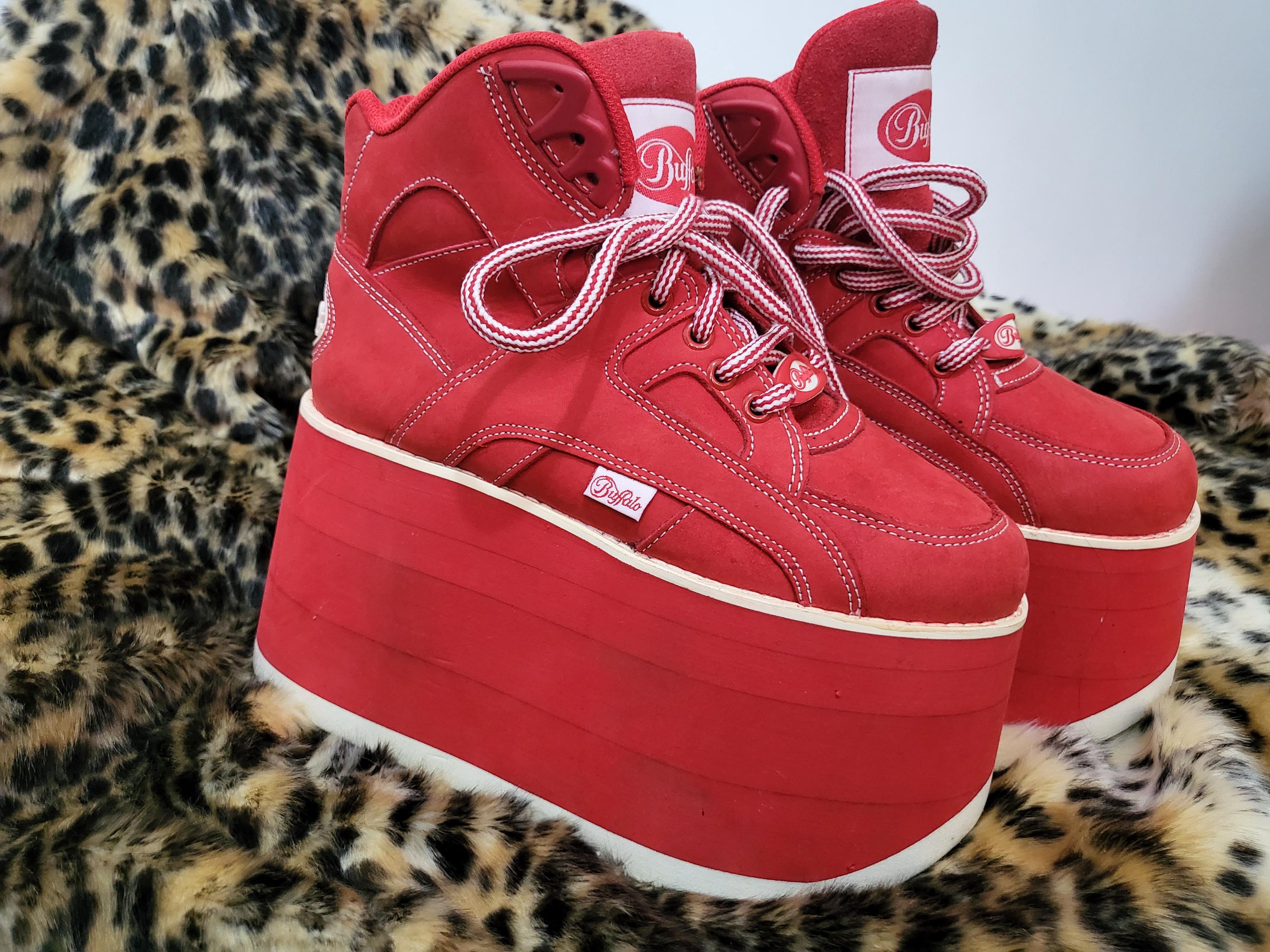 90s buffalo platform boots