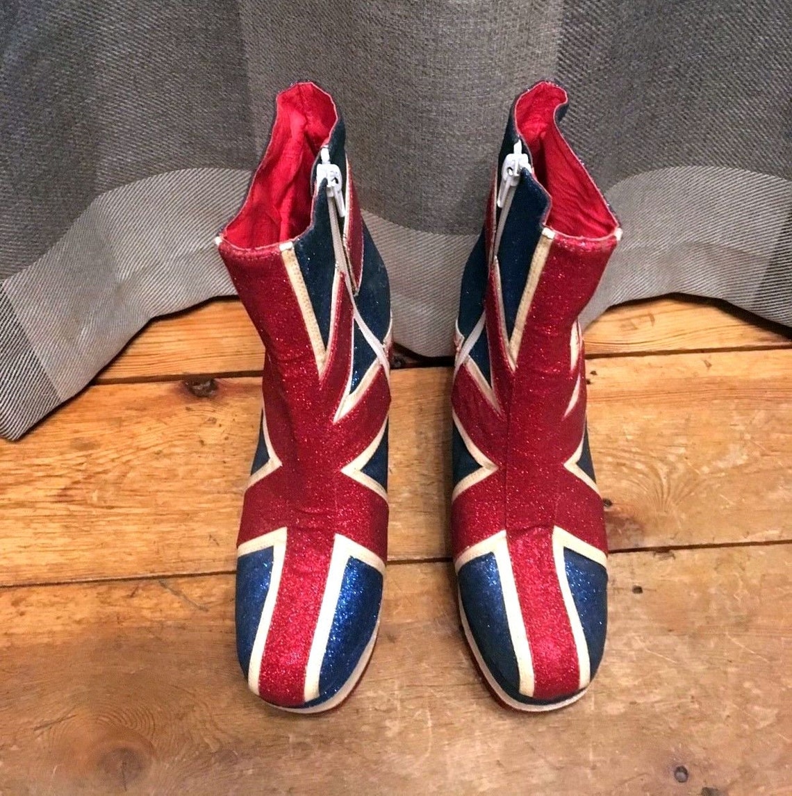 90's Geri Halliwell Union Jack Boots 6.5M by Jeffrey Campbell Etsy