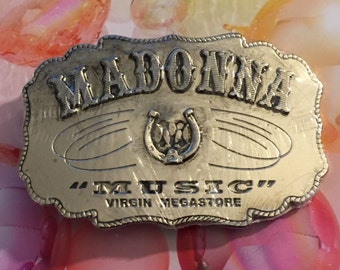 Rare Madonna MUSIC belt buckle