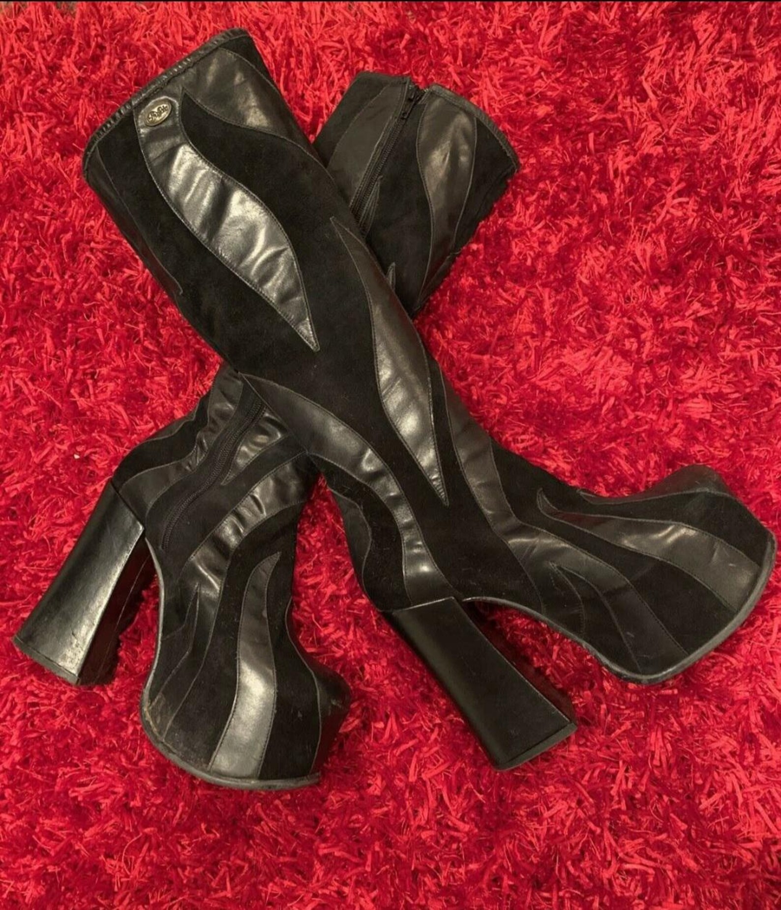 90s buffalo platform boots