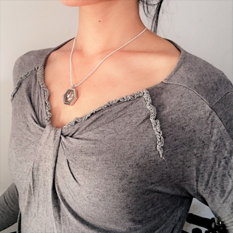 Origami Crane Necklace Paper Origami Jewelry Japanese Crane Etsy