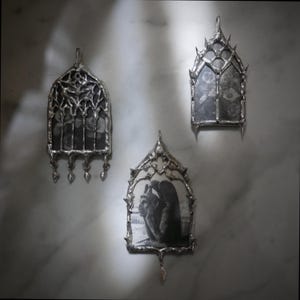 spiky pendant church window cathedral window romantic gothic soft goth grunge alt core cottagegore dark academia whimsigoth haute goth punk image 6