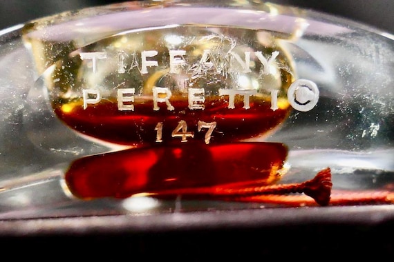 Elsa Peretti for Tiffany and Co Rock Crystal Perfume Bottle