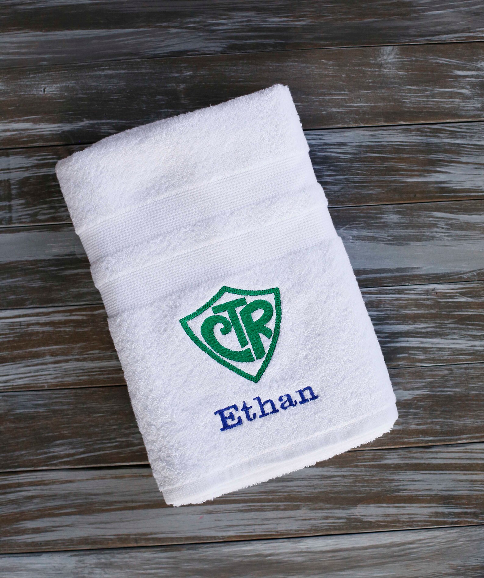 Baptism Towel Church of Jesus Christ LDS Towel CTR Towel Etsy