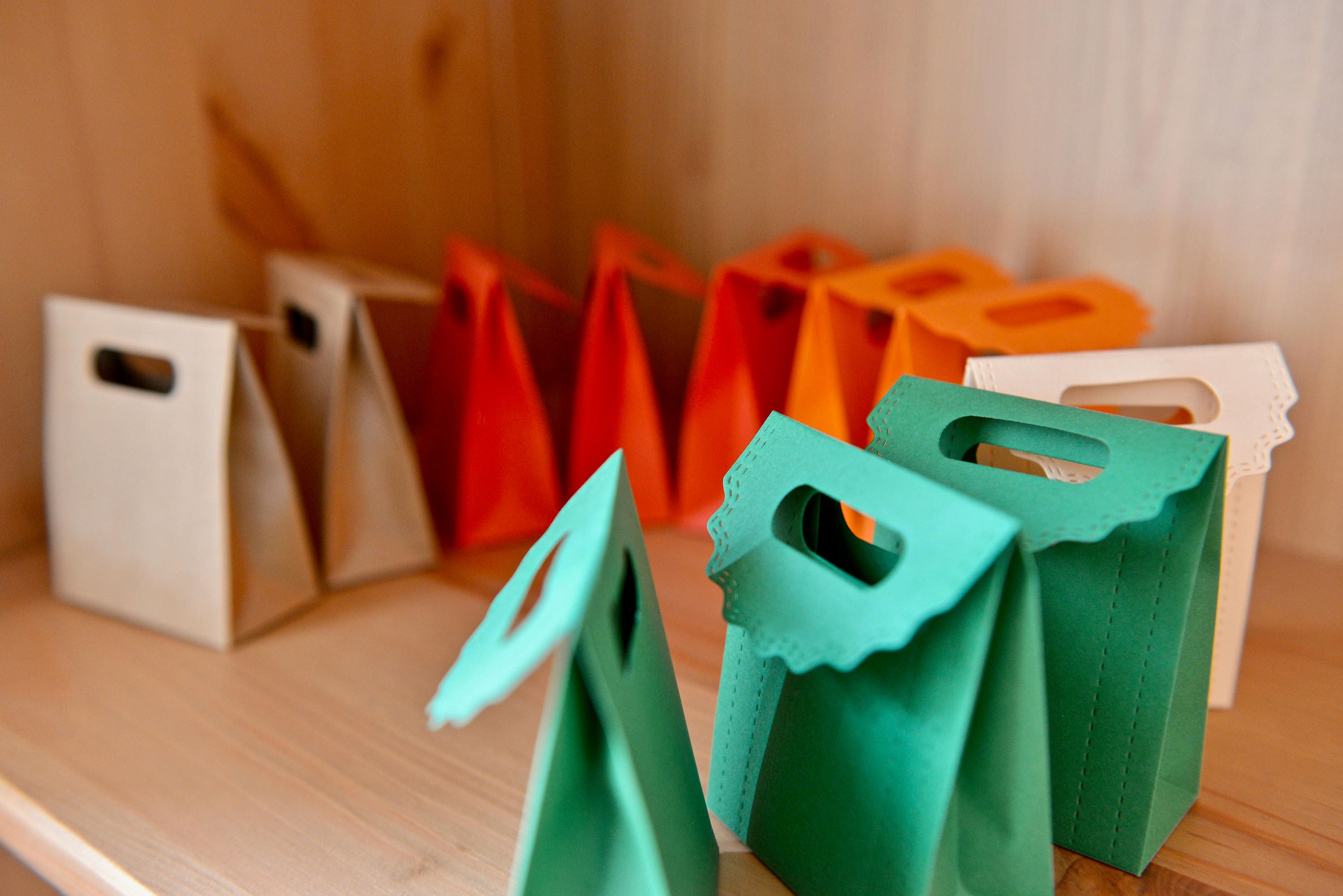 6 Small Paper Bags Candy Bags/Party Favours/Halloween/Paper Etsy