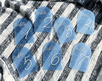 Matte Black Table Numbers - Etsy