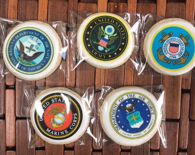 Veterans Day Cookies, Great Veterans Day Party Favors, Patriotic Cookies, American Flag Cookies