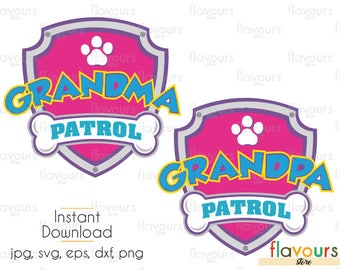 Download Mom Dad Birthday Boy Paw Patrol SVG Files INSTANT DOWNLOAD