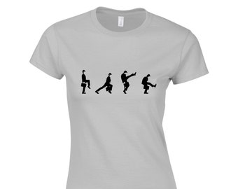 Camiseta de mujer "Fila de paseos tontos"