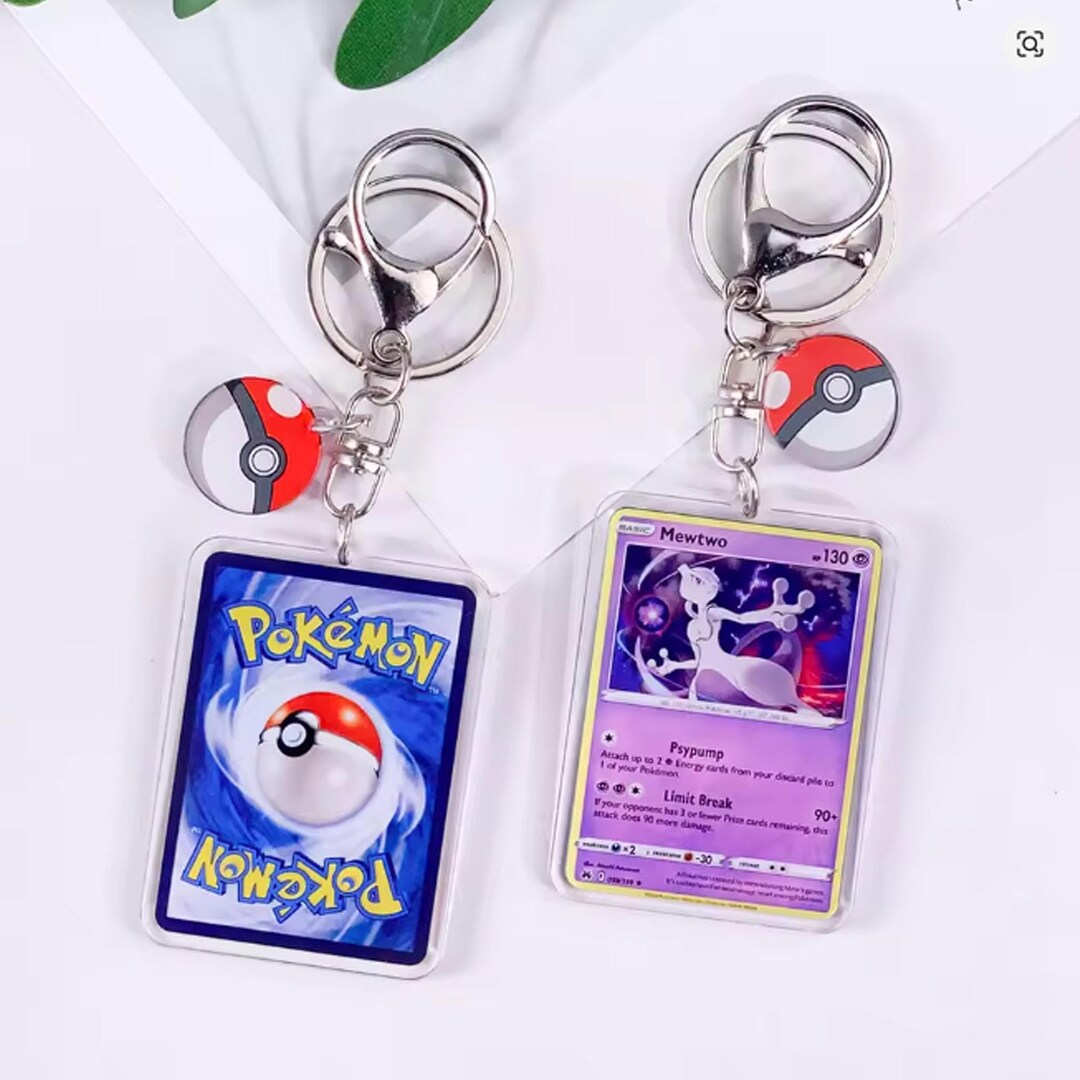 Mewtwo - Keychain - Pocket Monsters - Etsy