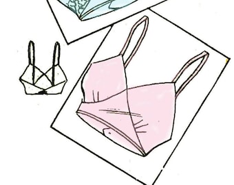 1940's Bra Pattern, Women's Brassier - Bust 34" (86.4cm)