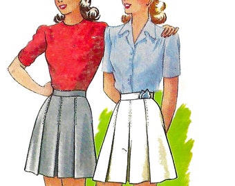 PDF - Vintage 1940s Sewing Pattern – Shorts - Waist: 26” (66.1cm) - Instantly Print at Home