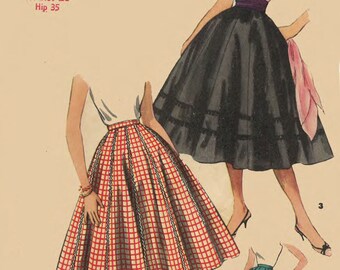 Patron De Couture Vintage Madrigal N°344 - 2 Chemisiers élégants, Année 1950, Taille 44