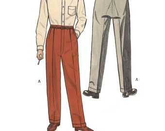 1950s mens pants hot sale