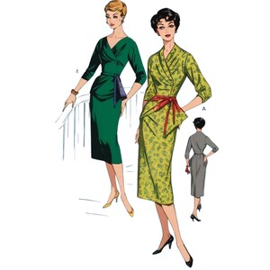 Vintage 1950s Sewing Pattern – 'Love it' Slim Dress - Bust 38” (96.5cm)