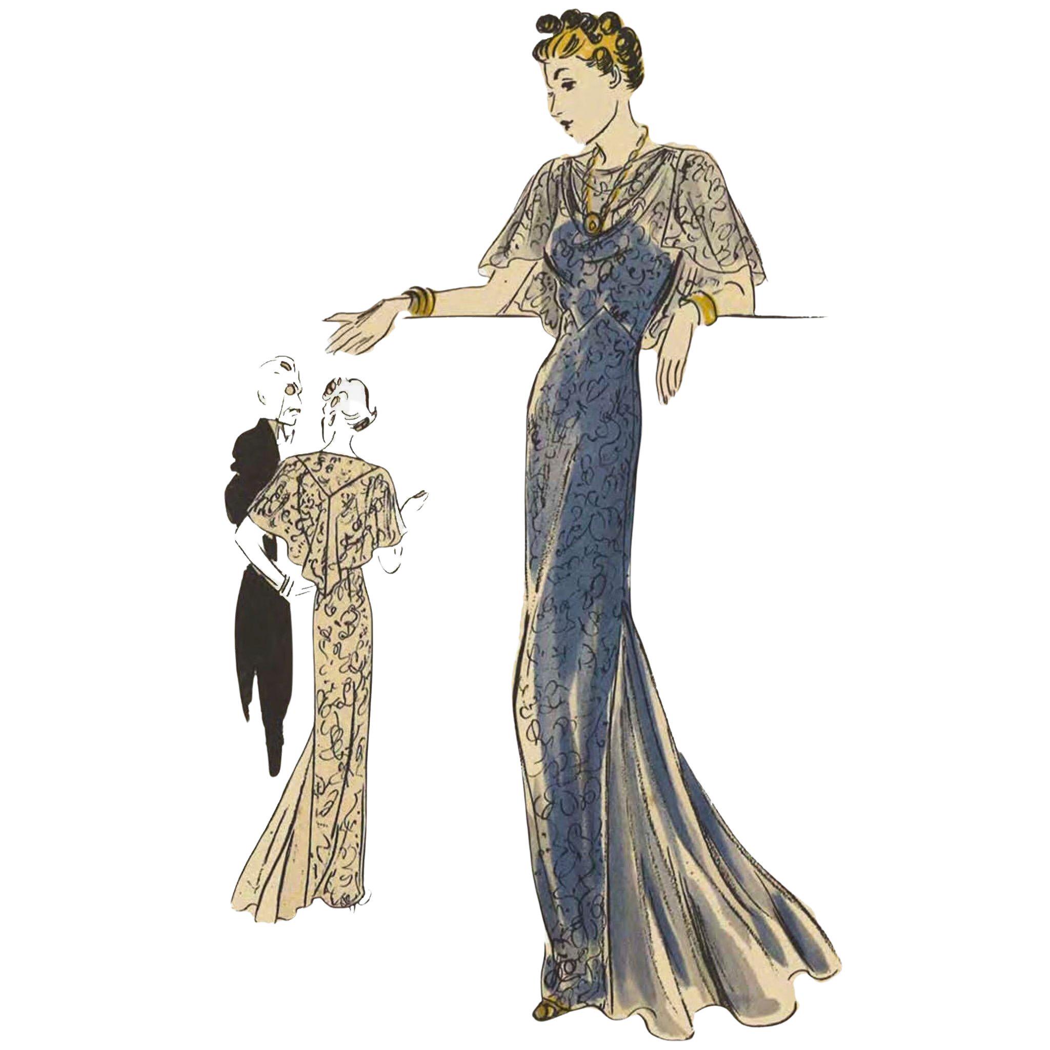1930s cocktail dresses 1930s Black Silk Faille Dress