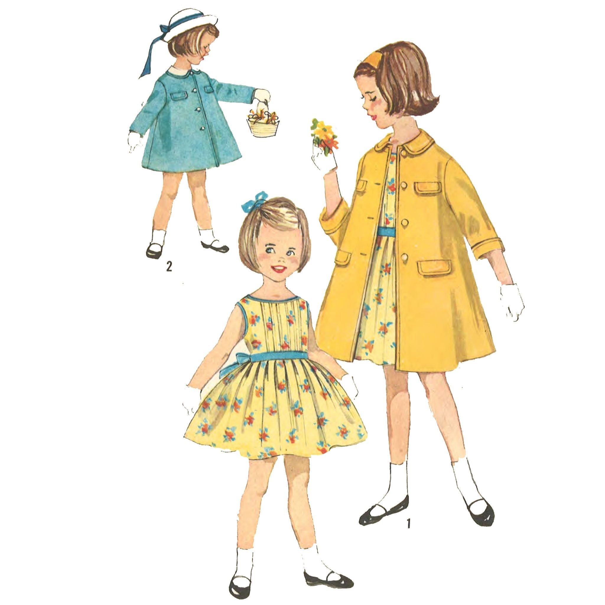 Little girl dresses hot sale 1950s
