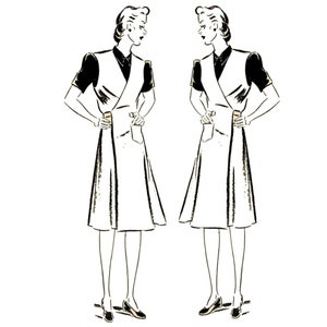 Vintage 1930s Sewing Pattern: Sewing Pattern Lady's Apron - Etsy UK