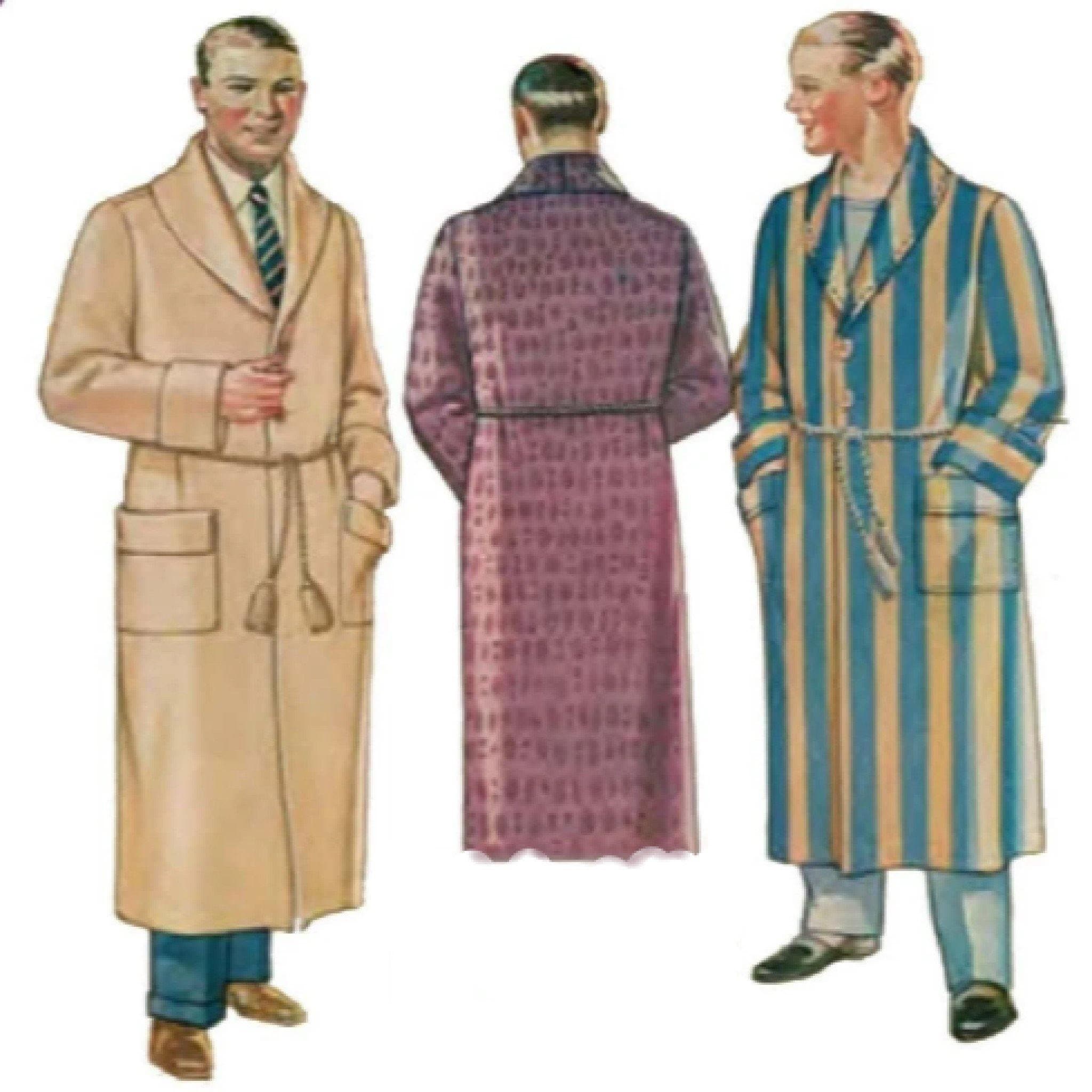 PDF Sewing Pattern: Men's Dressing Gown Robe - Luxurious DIY Gift