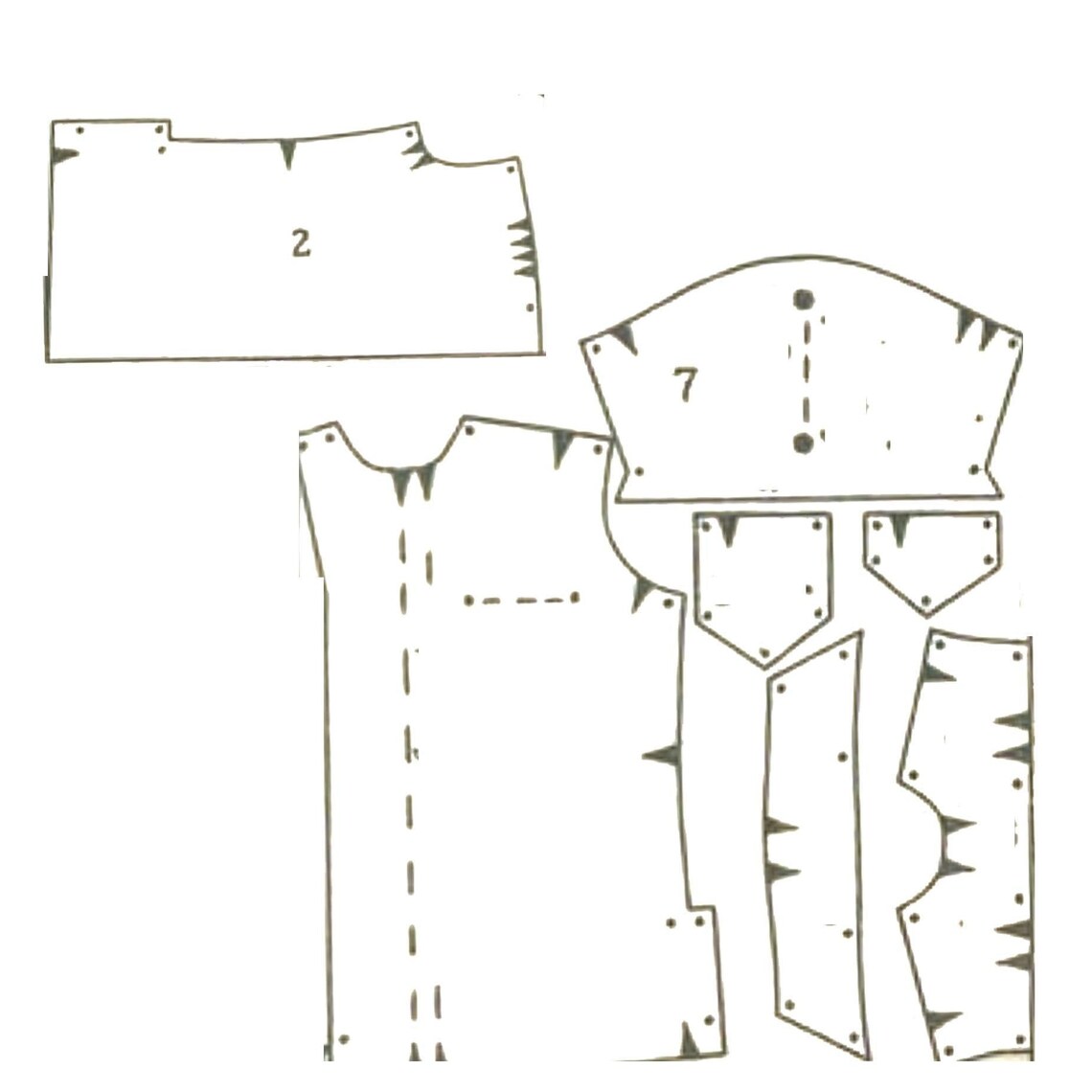 Vintage 1950's 1960s Sewing Pattern: Men's Shirt With - Etsy