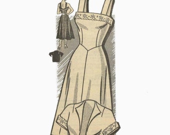 Vintage 1950's Sewing Pattern: Strappy Sun Dress & Bolero. Bust 40" (102cm)