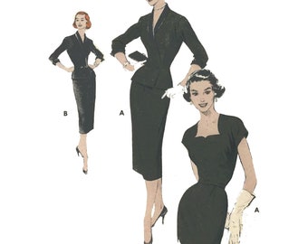 Vestidos años 50 tubo sale