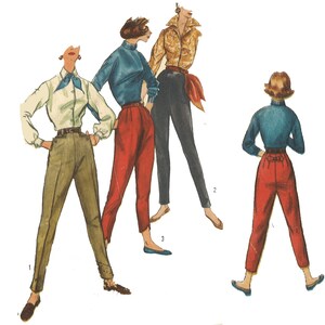 1940s Cigarette Pant 