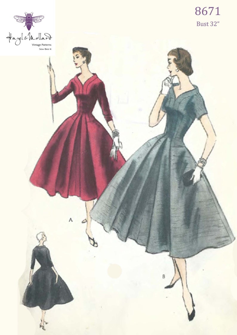 1950's elegant dresses