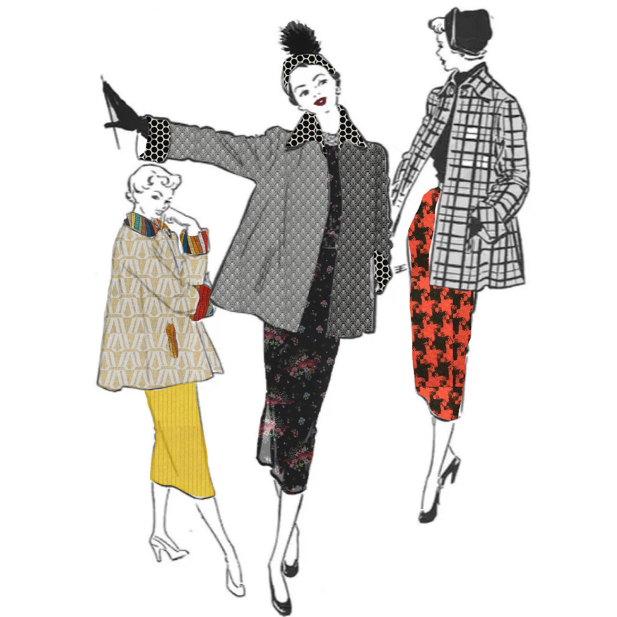 Vintage 1950's Sewing Pattern: Swing Jacket With Pockets - Bust 36