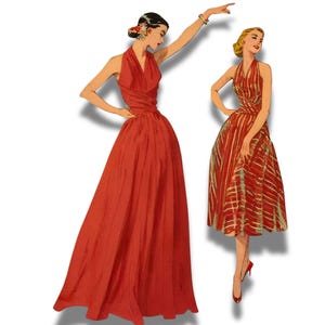 Vintage 1950s Sewing Pattern – Cinderella Dress - Multi-sized
