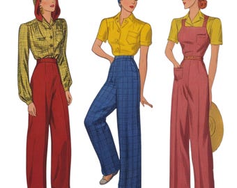 1950年代のヴィンテージ縫製パターン：ボイラースーツ、ペダル