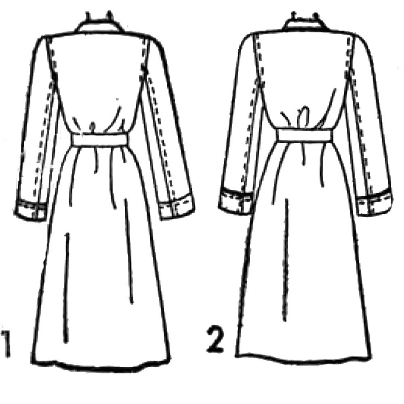 PDF 1940's Sewing Pattern Men's Dressing Gown Etsy UK