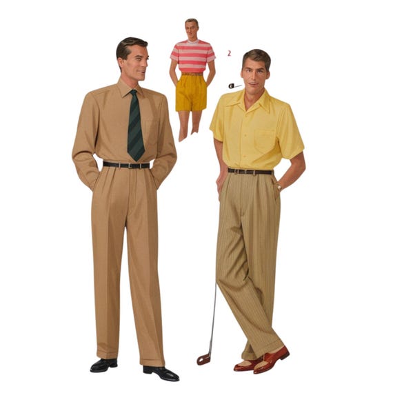 50s 60s vintage slacks \