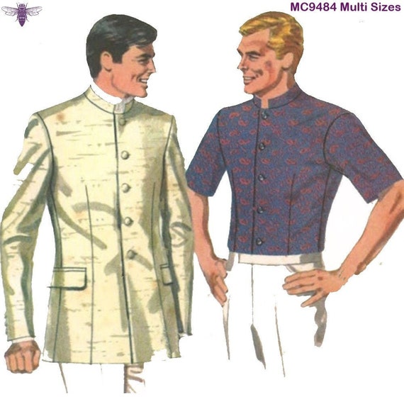 nehru waistcoat pattern